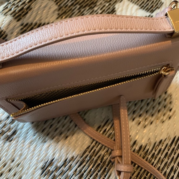Madison West Pink Crossbody Cellphone Bag with Gold Hardware - Picture 8 of 9